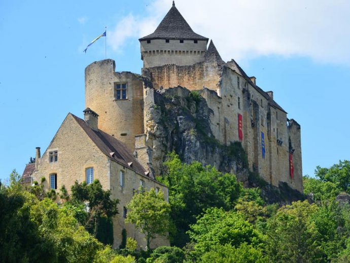 Château de Castelnaud la Chapelle en Dordogne