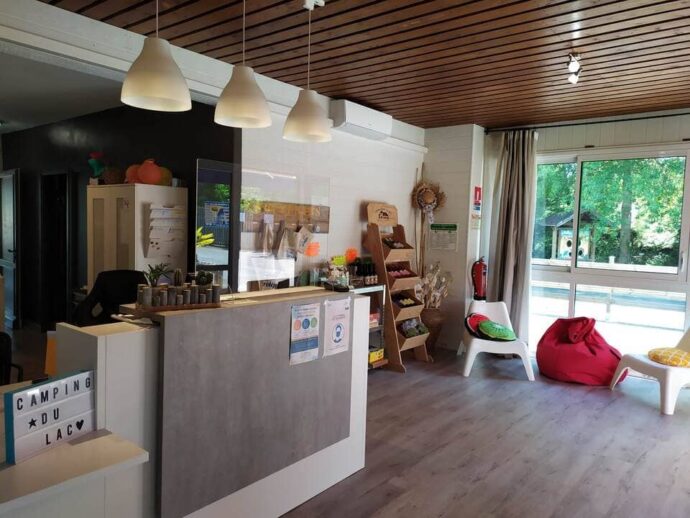 Accueil des clients dans un bel environnement