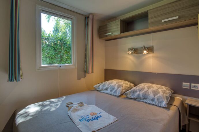 Photo de la chambre du mobil home Astria dans Camping Dordogne