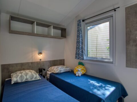 Photo chambre enfant dans mobilhome Dordogne