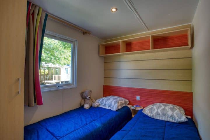 Photo Chambre des enfants dans Mobilhome en Camping Dordogne