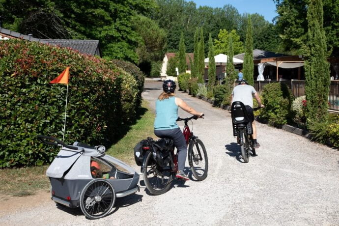 Piste cyclable Sarlat Grolejac au départ du Camping du lac