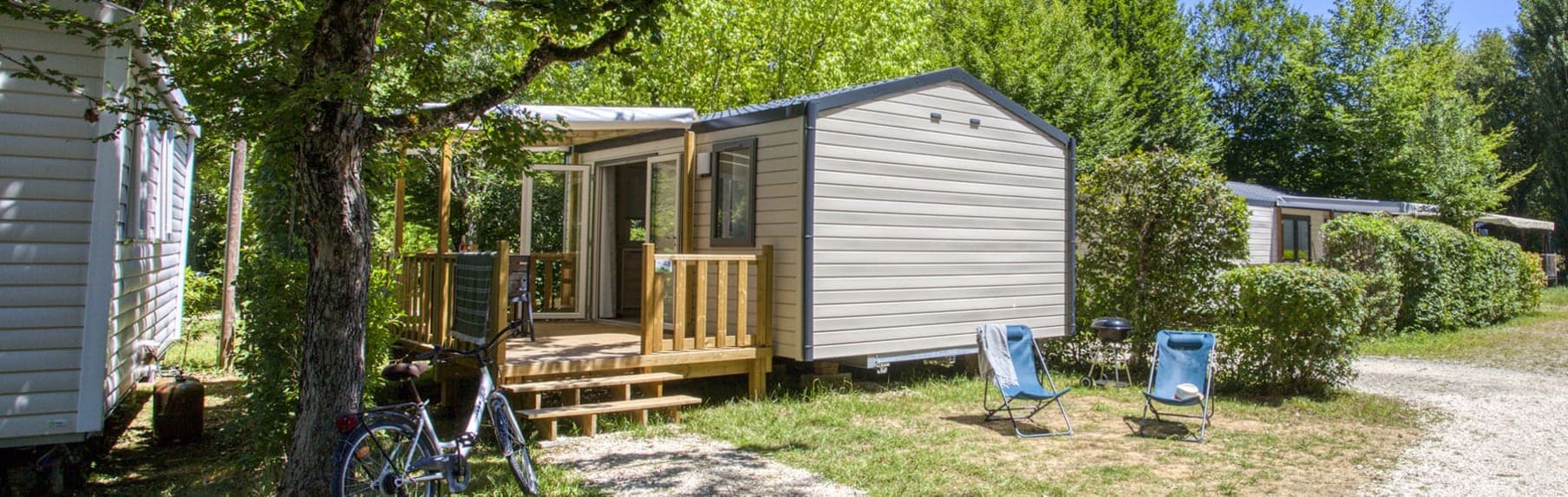 Bandeau du mobil-home Bahia Compact dans Camping familial en Dordogne