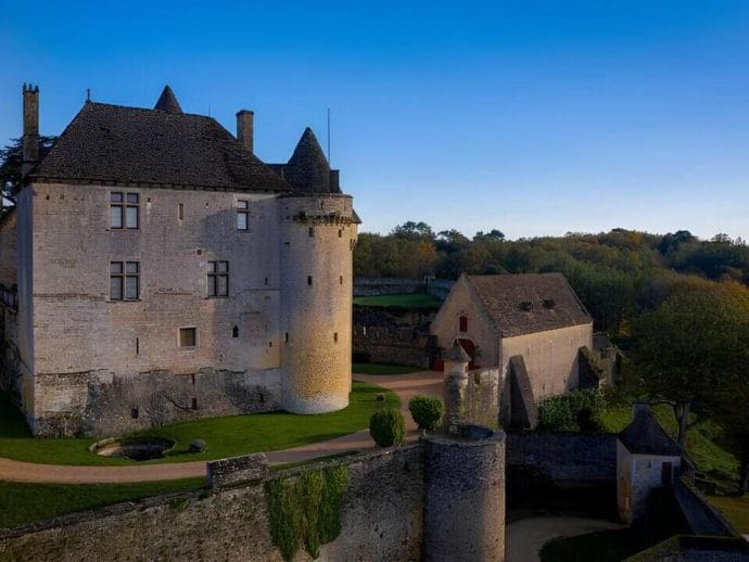 Château de Fénélon en Dordogne. Image prise par le propriétaire du Château