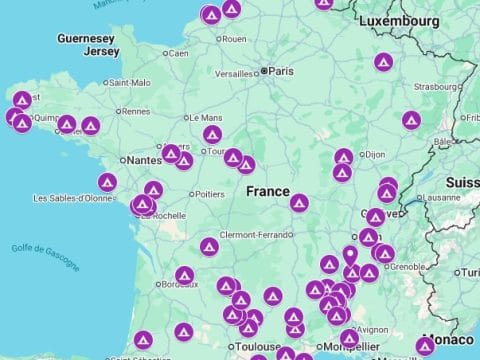 Carte des P'tits Campings