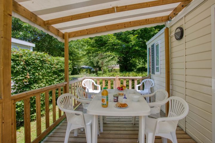 Location Mobilhome Bermudes dans camping Dordogne